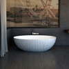 67 Zoll beliebteste feste Oberfläche freistehende Badewanne italienisches Design