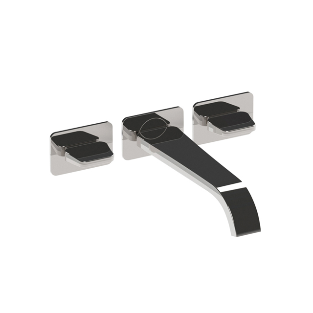 Dual-Handle Wandmontage Waschtischmischer Italienisches Design