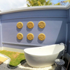 67 Zoll Mattweiß Freistehende Badewanne